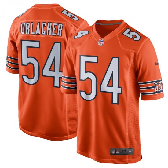 NFL Chicago Bears Brian Urlacher 54 Nike Orange Jersey