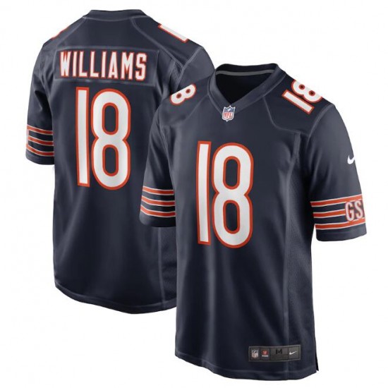 NFL Chicago Bears Caleb Williams Nike Navy 2024 Draft Jersey
