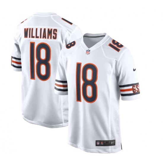 NFL Chicago Bears Caleb Williams Nike White 2024 Draft Jersey