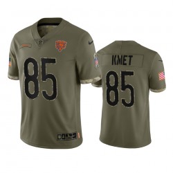 NFL Chicago Bears Cole Kmet 85 Nike 2022 Salute to Service Jersey