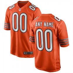 NFL Chicago Bears Custom Nike Orange Jersey