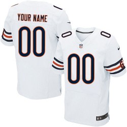 NFL Chicago Bears Custom White Jersey