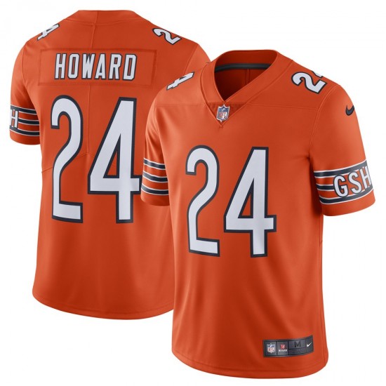 NFL Chicago Bears Jordan Howard 24 Nike Orange Jersey