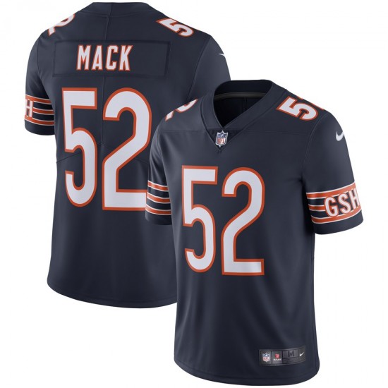 NFL Chicago Bears Khalil Mack 52 Nike Navy Jersey