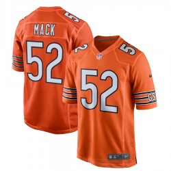 NFL Chicago Bears Khalil Mack 52 Nike Orange Jersey