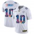 NFL Chicago Bears Mitchell Trubisky 10 Nike 2020 Multicolor White Jersey