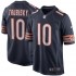 NFL Chicago Bears Mitchell Trubisky 10 Nike Navy Jersey
