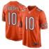 NFL Chicago Bears Mitchell Trubisky 10 Nike Orange Jersey