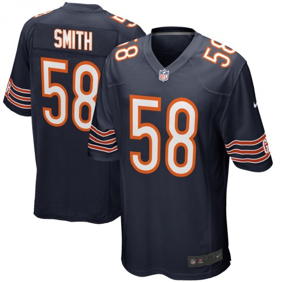 NFL Chicago Bears Roquan Smith 58 Nike Navy Jersey