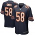 NFL Chicago Bears Roquan Smith 58 Nike Navy Jersey