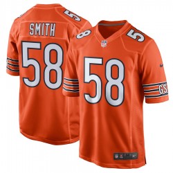 NFL Chicago Bears Roquan Smith 58 Nike Orange Jersey
