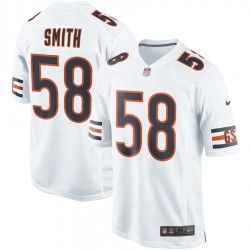NFL Chicago Bears Roquan Smith 58 Nike White Jersey