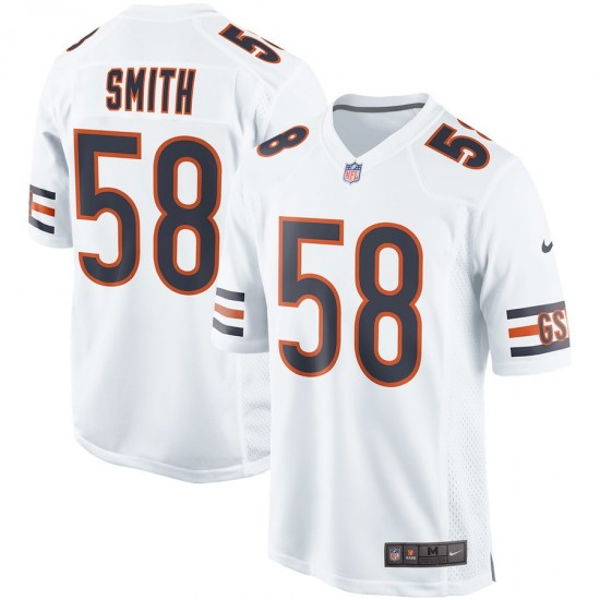 NFL Chicago Bears Roquan Smith 58 Nike White Jersey