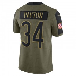 NFL Chicago Bears Walter Payton 34 Nike 2021 Salute to Service Jersey