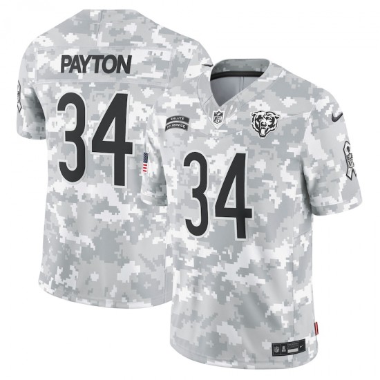 NFL Chicago Bears Walter Payton Nike 2024 Salute to Service Jersey