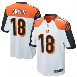 NFL Cincinnati Bengals A. J. Green 18 Nike White Jersey