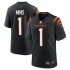 NFL Cincinnati Bengals Amarius Mims Nike Black 2024 Draft Jersey