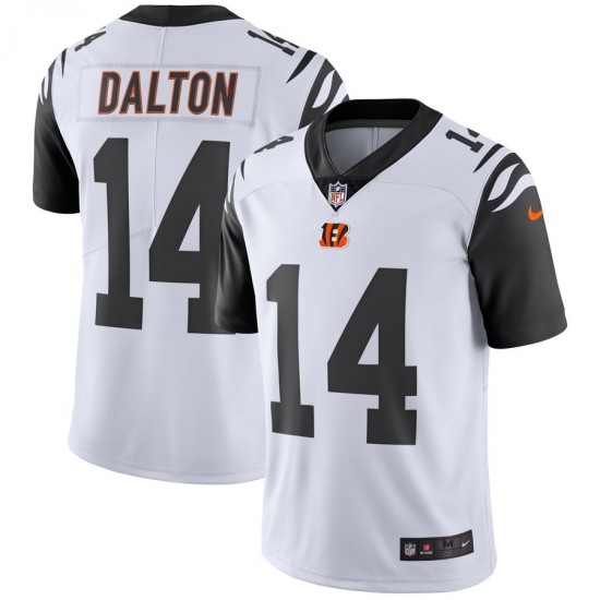 NFL Cincinnati Bengals Andy Dalton 14 Nike Rush Limited White Jersey
