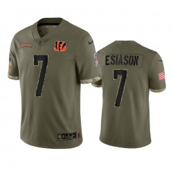 NFL Cincinnati Bengals Boomer Esiason 7 Nike 2022 Salute to Service Jersey