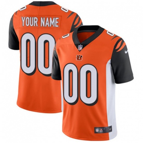 NFL Cincinnati Bengals Custom Nike Orange Jersey