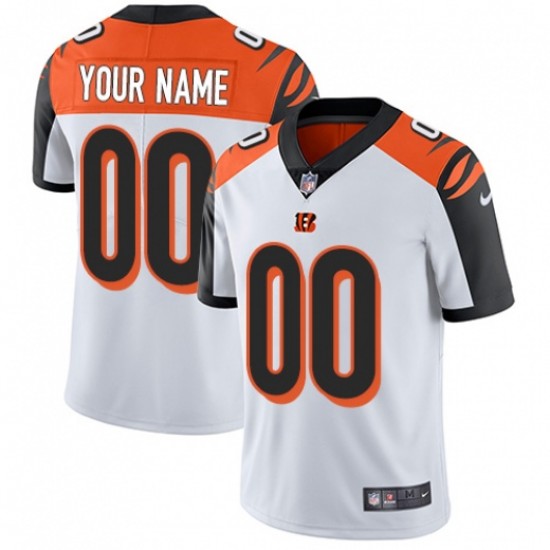 NFL Cincinnati Bengals Custom Nike White Jersey