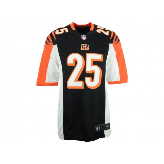 NFL Cincinnati Bengals Giovani Bernard 25 Nike Black Jersey