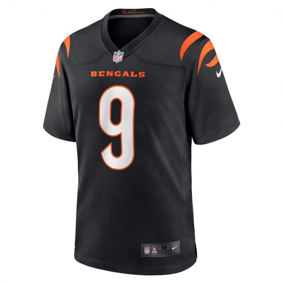 NFL Cincinnati Bengals Joe Burrow 9 Nike Black 2021 Draft Jersey