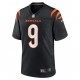 NFL Cincinnati Bengals Joe Burrow 9 Nike Black 2021 Draft Jersey