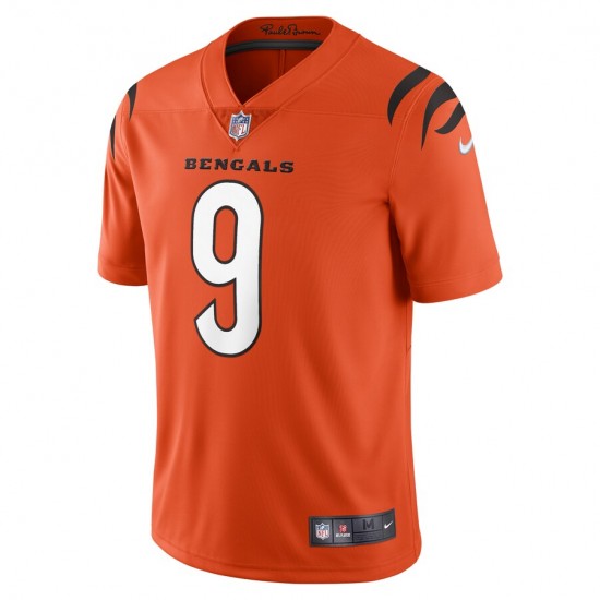 NFL Cincinnati Bengals Joe Burrow 9 Nike Orange 2021 Draft Jersey