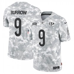 NFL Cincinnati Bengals Joe Burrow Nike 2024 Salute to Service Jersey