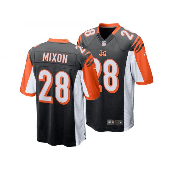 NFL Cincinnati Bengals Joe Mixon 28 Nike Black Jersey