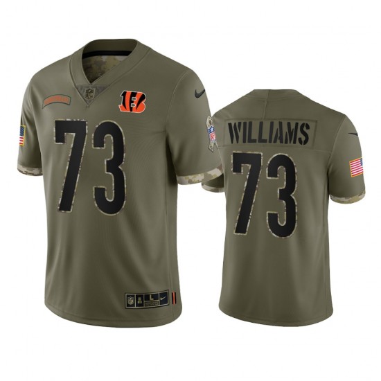 NFL Cincinnati Bengals Jonah Williams 73 Nike 2022 Salute to Service Jersey