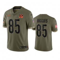 NFL Cincinnati Bengals Tee Higgins 85 Nike 2022 Salute to Service Jersey