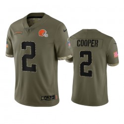 NFL Cleveland Browns Amari Cooper 2 Nike 2022 Salute to Service Jersey