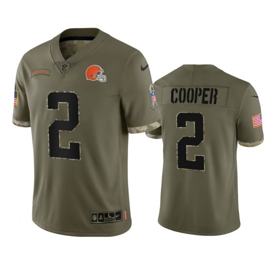 NFL Cleveland Browns Amari Cooper 2 Nike 2022 Salute to Service Jersey