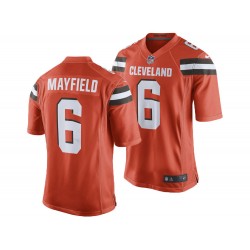 NFL Cleveland Browns Baker Mayfield 6 Nike Orange Jersey
