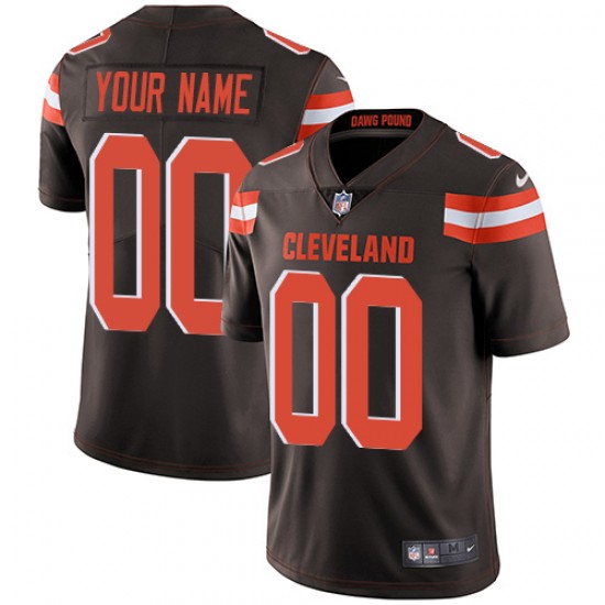 NFL Cleveland Browns Custom Brown Jersey