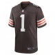 NFL Cleveland Browns Gregory Newsome II 1 Nike Brown 2021 Draft Jersey