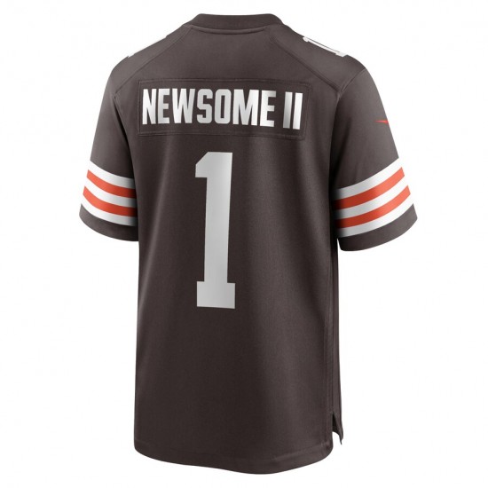 NFL Cleveland Browns Gregory Newsome II 1 Nike Brown 2021 Draft Jersey