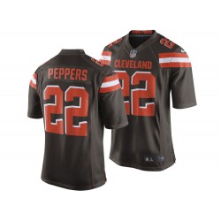 NFL Cleveland Browns Jabrill Peppers 22 Nike Brown Jersey
