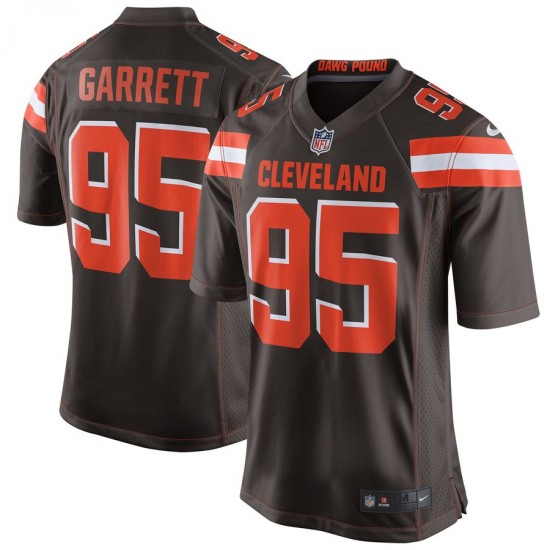 NFL Cleveland Browns Myles Garrett 95 Nike Brown Jersey