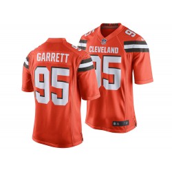 NFL Cleveland Browns Myles Garrett 95 Nike Orange Jersey