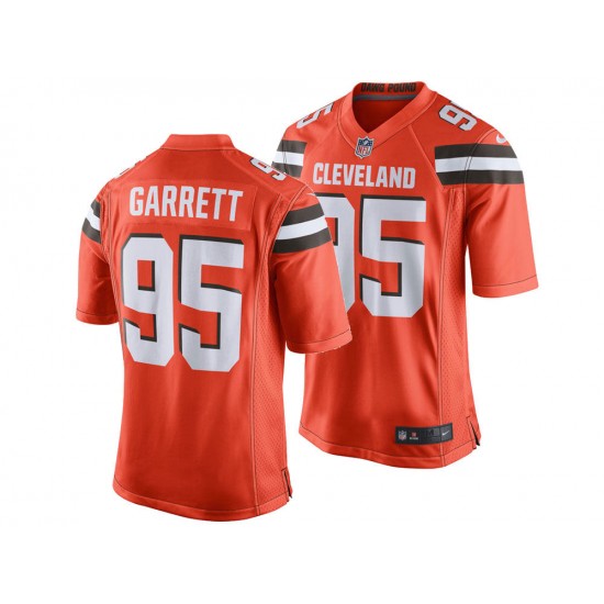 NFL Cleveland Browns Myles Garrett 95 Nike Orange Jersey