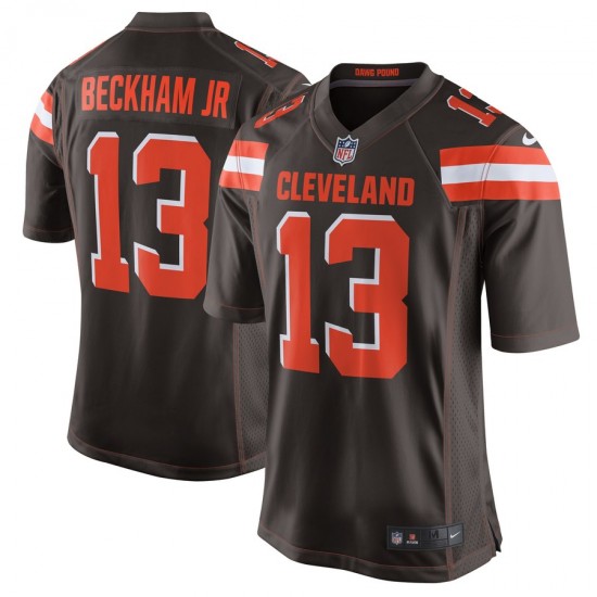 NFL Cleveland Browns Odell Beckham Jr 13 Nike Brown Jersey