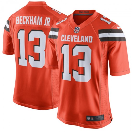 NFL Cleveland Browns Odell Beckham Jr 13 Nike Orange Jersey