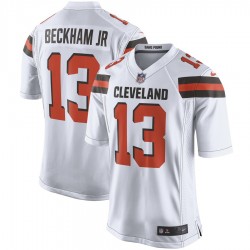 NFL Cleveland Browns Odell Beckham Jr 13 Nike White Jersey