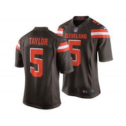 NFL Cleveland Browns Tyrod Taylor 5 Nike Brown Jersey