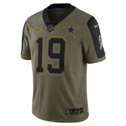 NFL Dallas Cowboys Amari Cooper 19 Nike 2021 Salute to Service Jersey