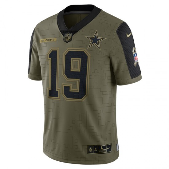 NFL Dallas Cowboys Amari Cooper 19 Nike 2021 Salute to Service Jersey