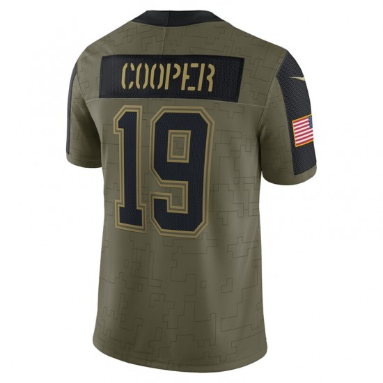 NFL Dallas Cowboys Amari Cooper 19 Nike 2021 Salute to Service Jersey